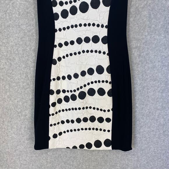 ✨ Joseph Ribkoff Polka Dot Cowl Neck Dress | Size 4 - Picture 6 of 13